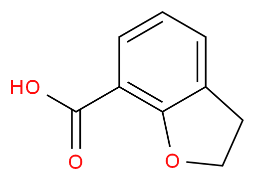 2,3-Dihydrobenzofuran-7-carboxylic acid_分子结构_CAS_)