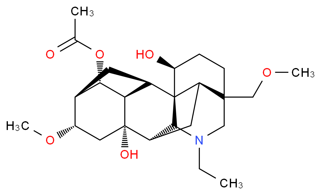 Condelphine_分子结构_CAS_7633-69-4)