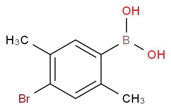 4-Bromo-2,5-dimethylphenylboronic acid_分子结构_CAS_130870-00-7)