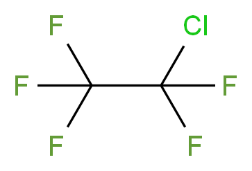 氯五氟乙烷_分子结构_CAS_76-15-3)
