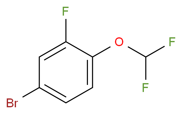 4-(Difluoromethoxy)-3-fluorobromobenzene_分子结构_CAS_147992-27-6)