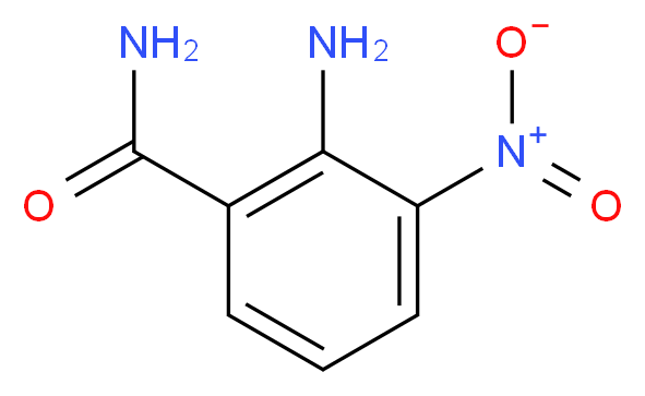 2-amino-3-nitrobenzamide_分子结构_CAS_313279-12-8
