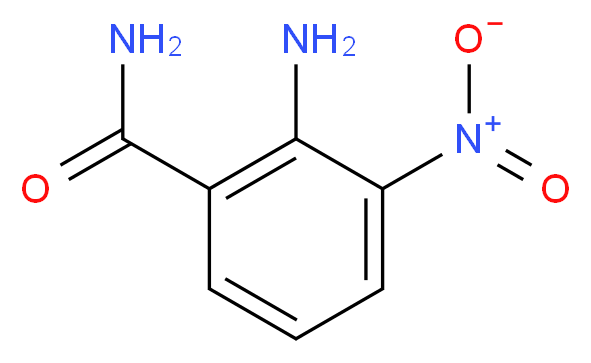 2-Amino-3-nitrobenzamide_分子结构_CAS_313279-12-8)