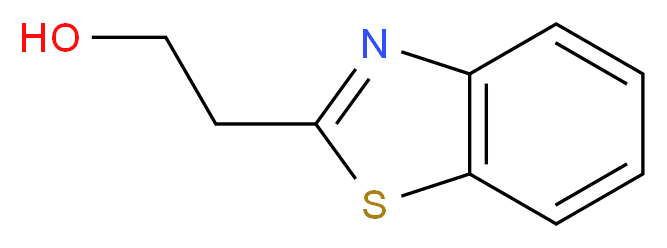 2-(1,3-benzothiazol-2-yl)ethanol_分子结构_CAS_46055-91-8)