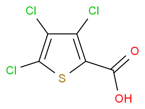 3,4,5-三氯噻吩-2-羧酸_分子结构_CAS_26020-48-4)