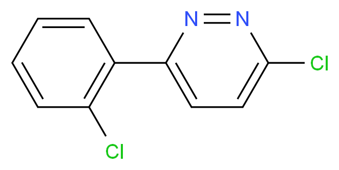 3-Chloro-6-(2-chlorophenyl)pyridazine_分子结构_CAS_)