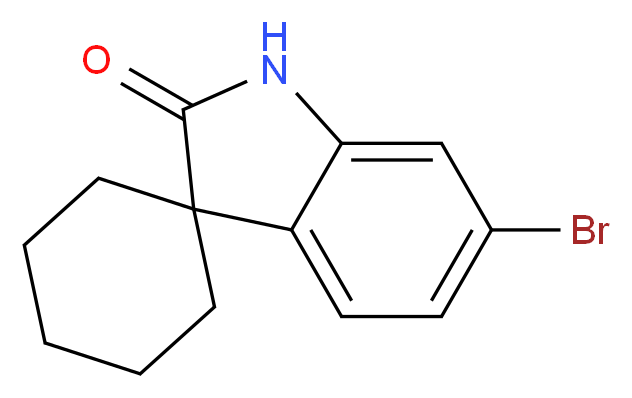 6'-Bromo-1',2'-dihydrospiro[cyclohexane-1,3'-indole]-2'-one_分子结构_CAS_)