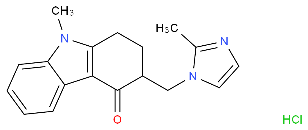 Ondansetron hydrochloride_分子结构_CAS_99614-01-4)