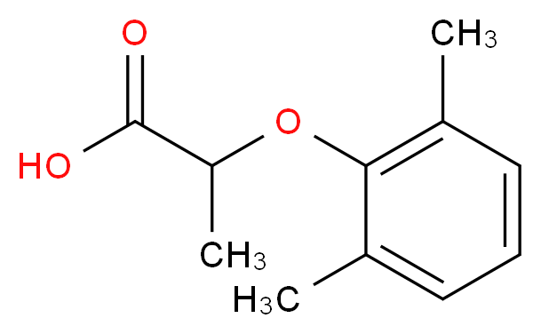 2-(2,6-Dimethyl-phenoxy)-propionic acid_分子结构_CAS_)
