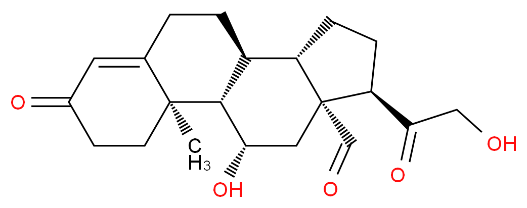 17-Isoaldosterone_分子结构_CAS_13479-36-2)